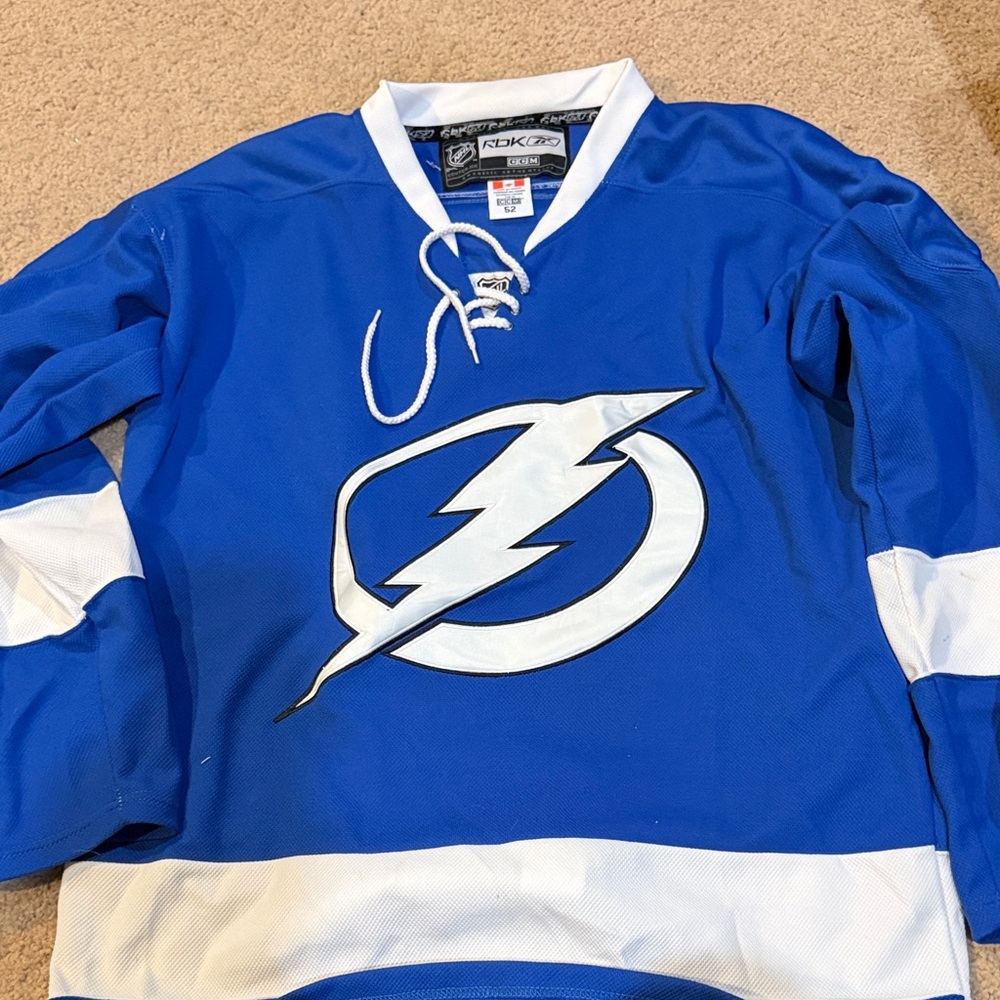 Reebok Tampa Bay Lightning Hockey Jersey #9 Tyler Johnson